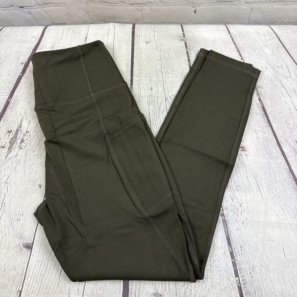 Boody Green High Waisted Full Length Leggings Womens Size Medium NWOT - Picture 1 of 11